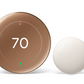 Google Nest Learning Thermostat (4th gen), Polished Gold