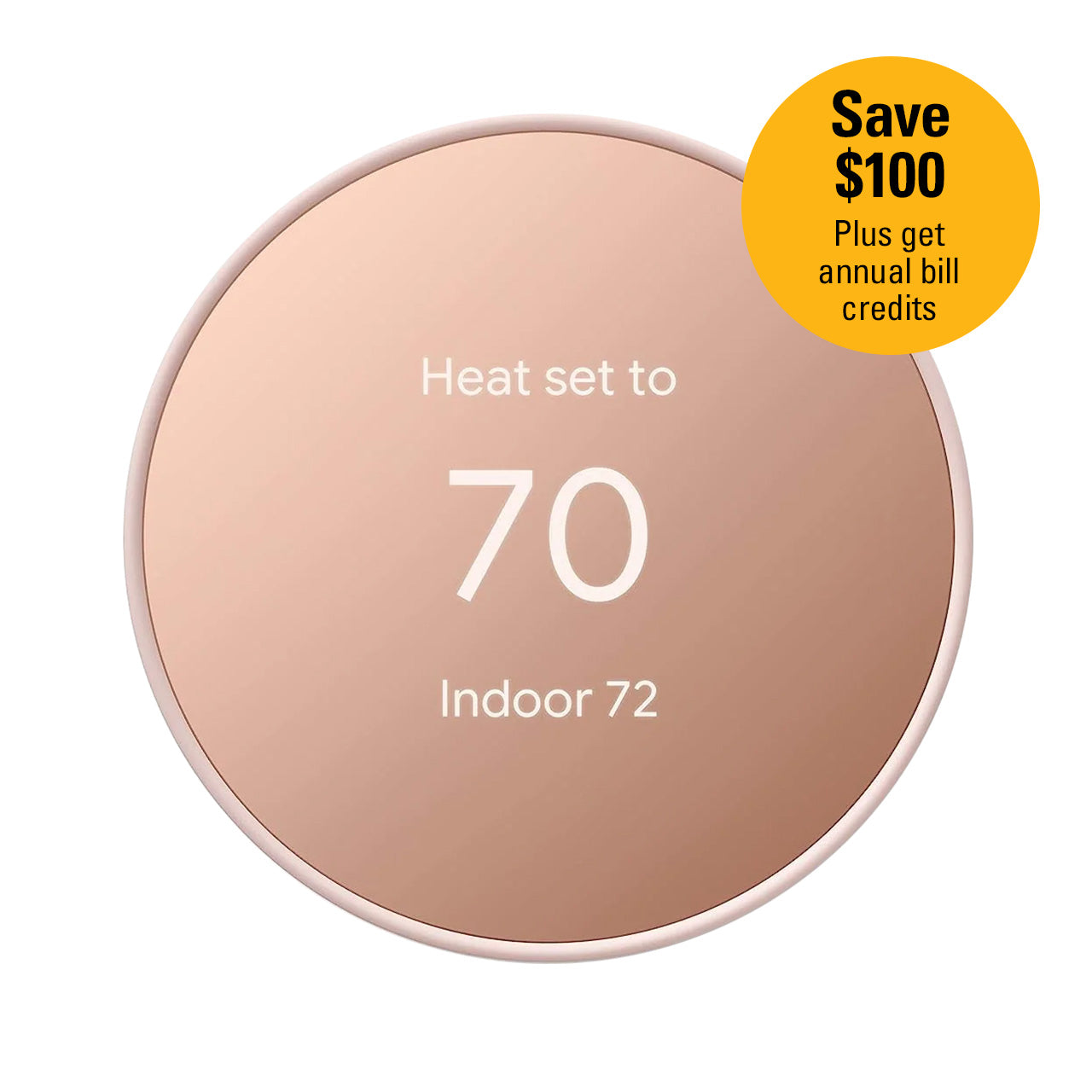 Google Nest Thermostat, Sand